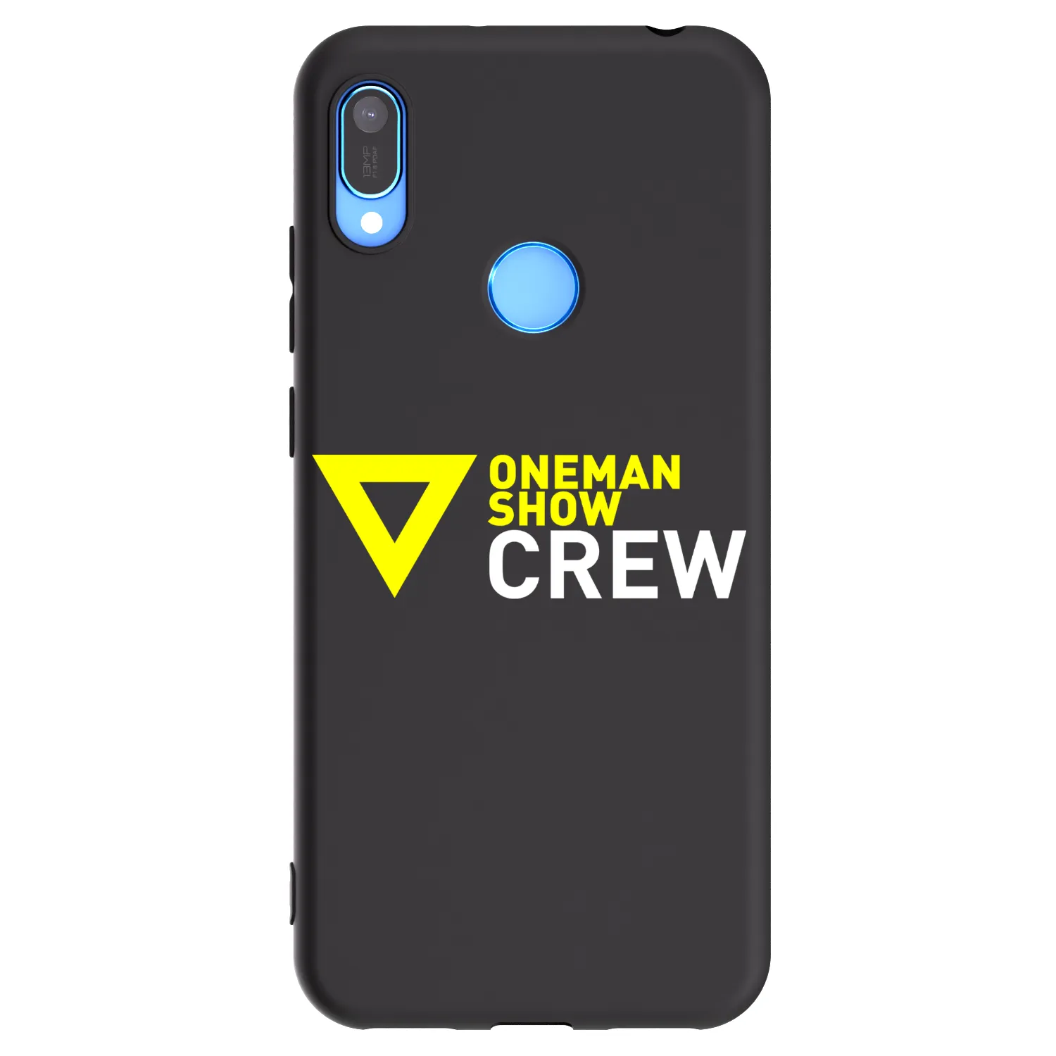 Picasee silikónový čierny obal pre Huawei Y6 2019 - ONEMANSHOW CREW