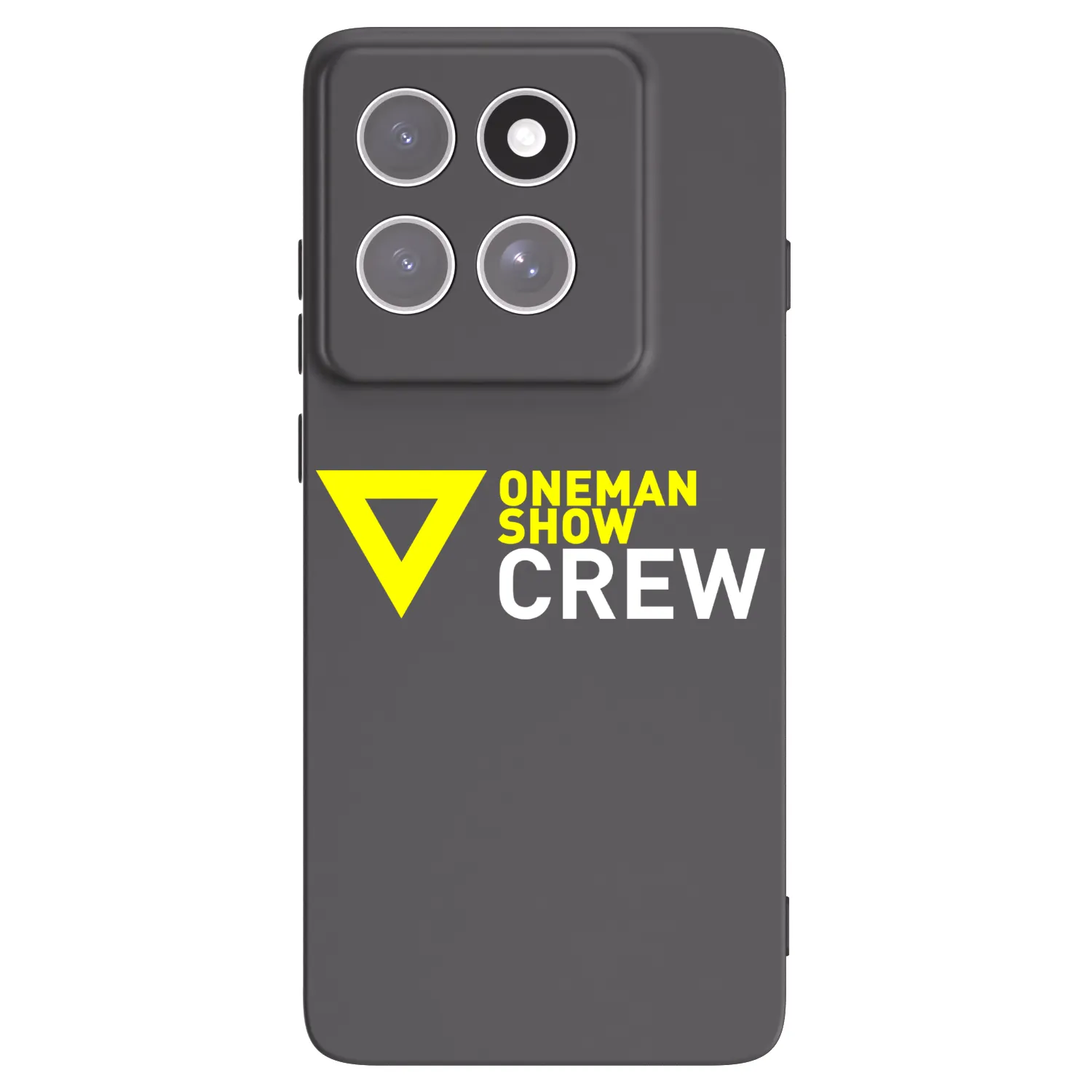 Picasee silikónový čierny obal pre Motorola Edge 60 Pro - ONEMANSHOW CREW