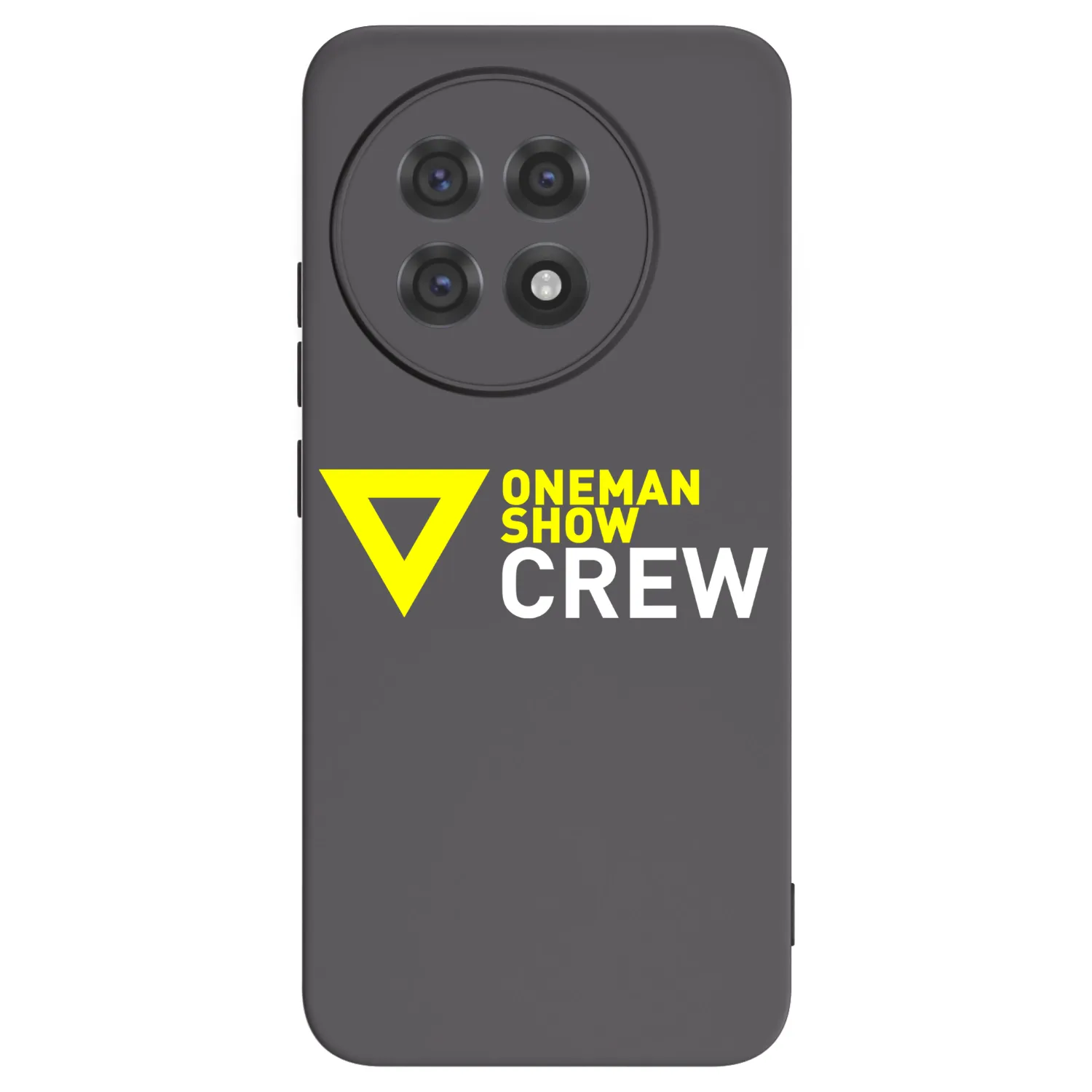 Picasee silikónový čierny obal pre OnePlus 13R 5G - ONEMANSHOW CREW