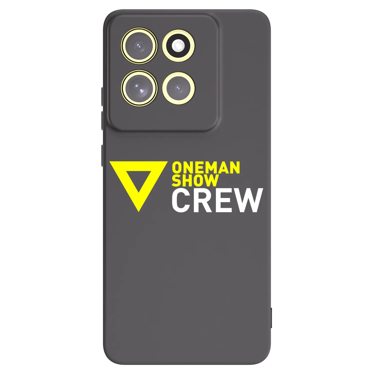 Picasee silikónový čierny obal pre Motorola Moto G86 5G - ONEMANSHOW CREW
