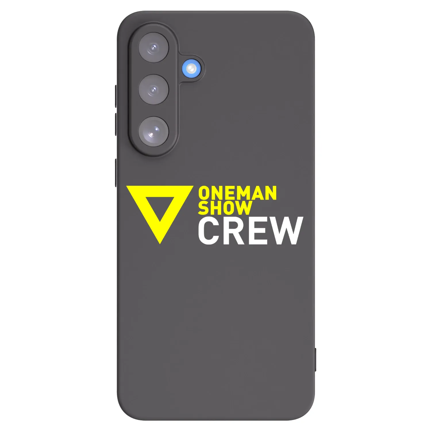Picasee silikónový čierny obal pre Samsung Galaxy S25 FE 5G - ONEMANSHOW CREW