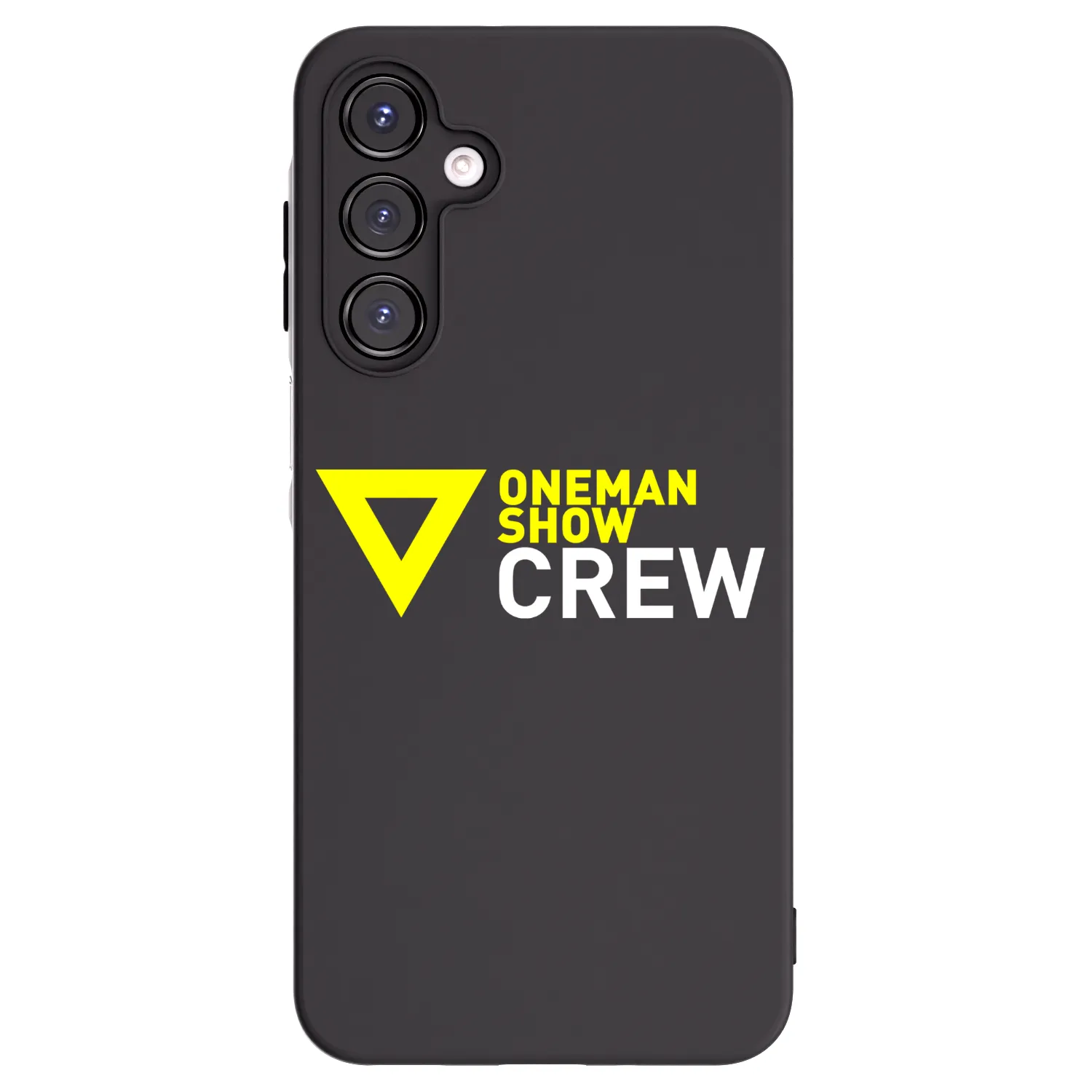 Picasee silikónový čierny obal pre Samsung Galaxy A16 4G - ONEMANSHOW CREW