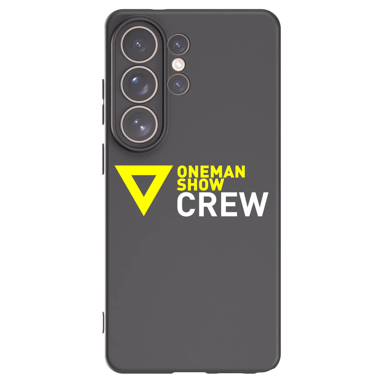Picasee silikónový čierny obal pre Samsung Galaxy S26 Ultra - ONEMANSHOW CREW
