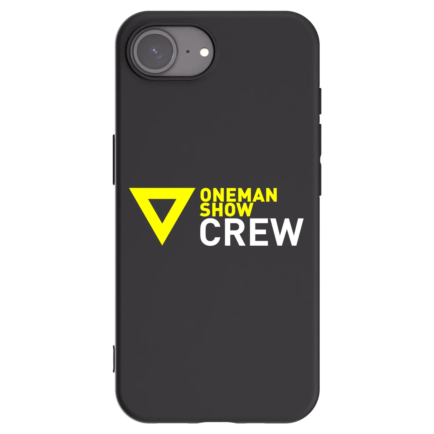 Picasee silikónový čierny obal pre Apple iPhone 17e - ONEMANSHOW CREW