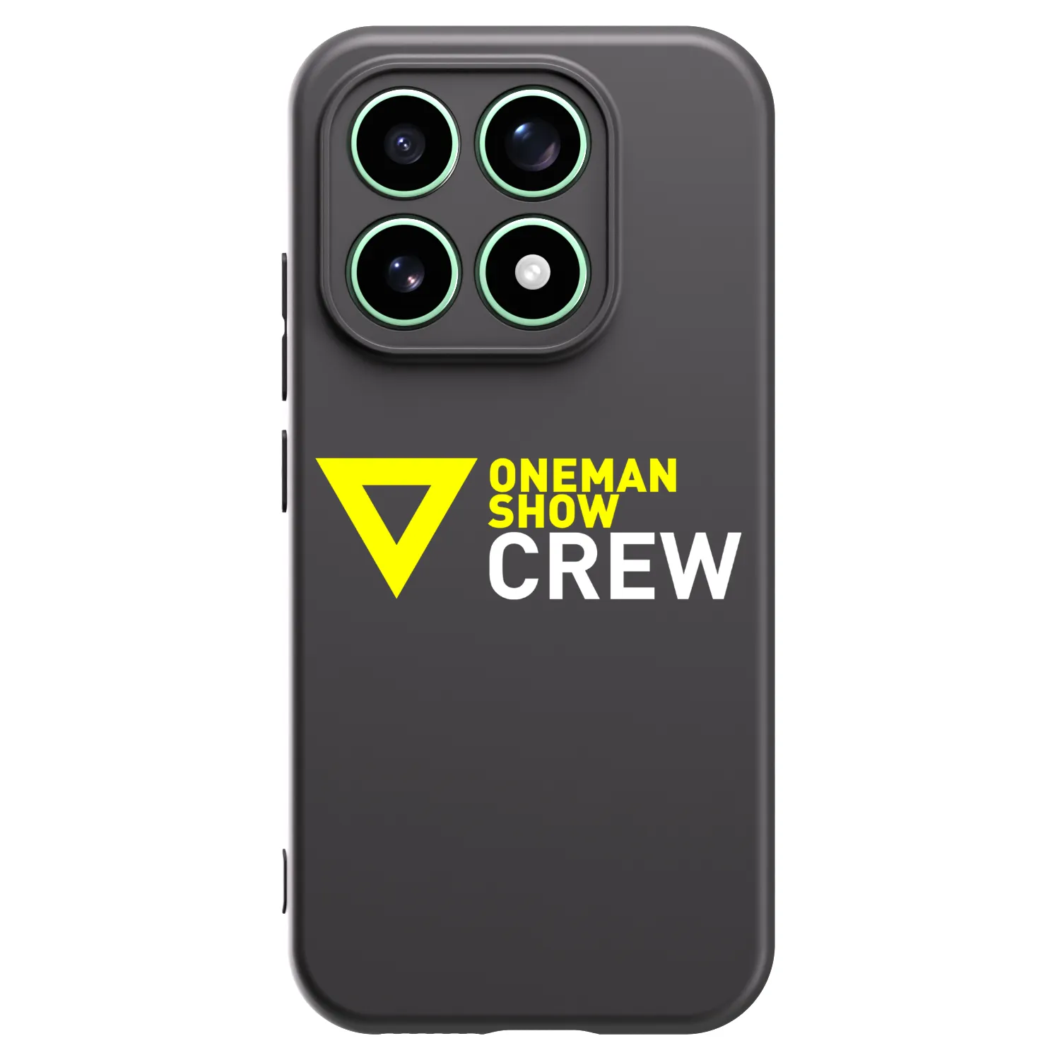 Picasee silikónový čierny obal pre Xiaomi 17 - ONEMANSHOW CREW