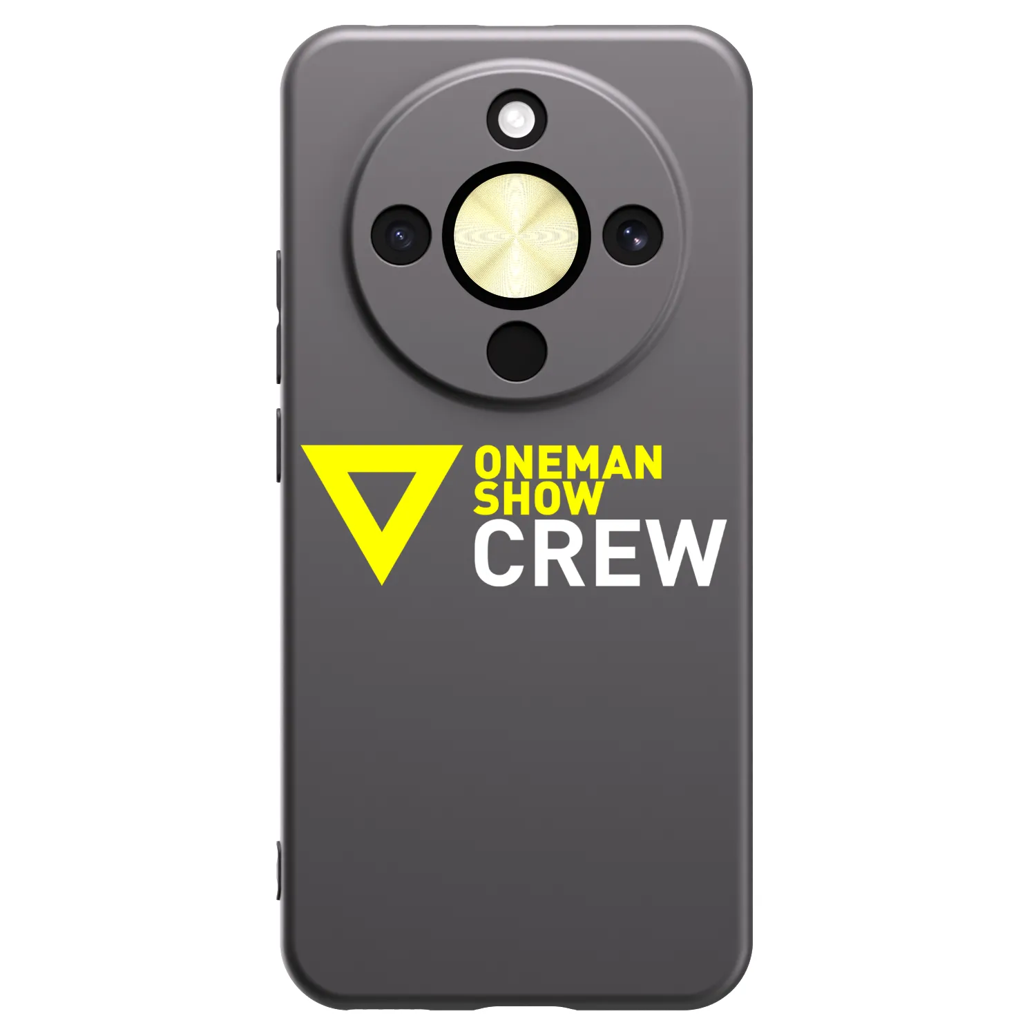 Picasee silikónový čierny obal pre Honor Magic8 Lite 5G - ONEMANSHOW CREW