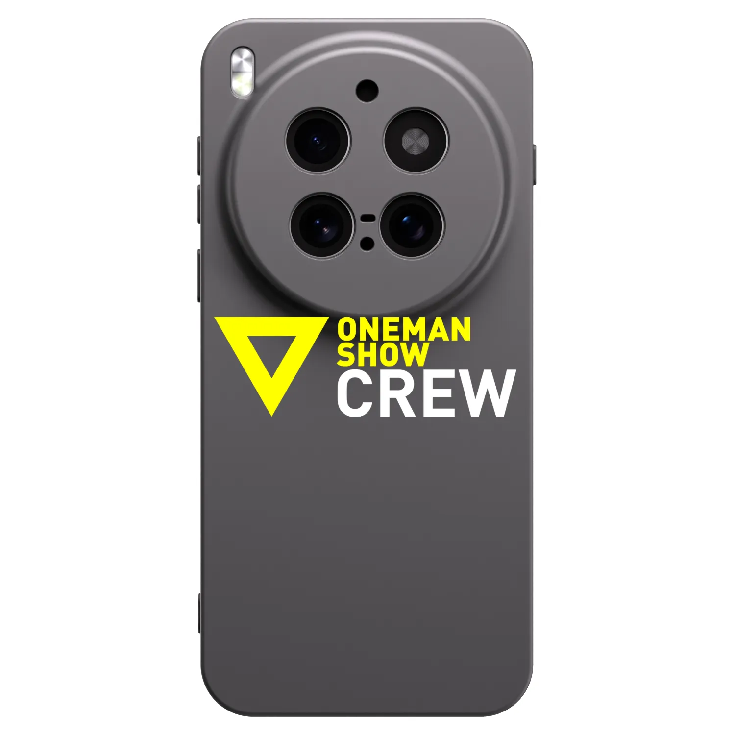 Picasee silikónový čierny obal pre Vivo X300 Pro - ONEMANSHOW CREW