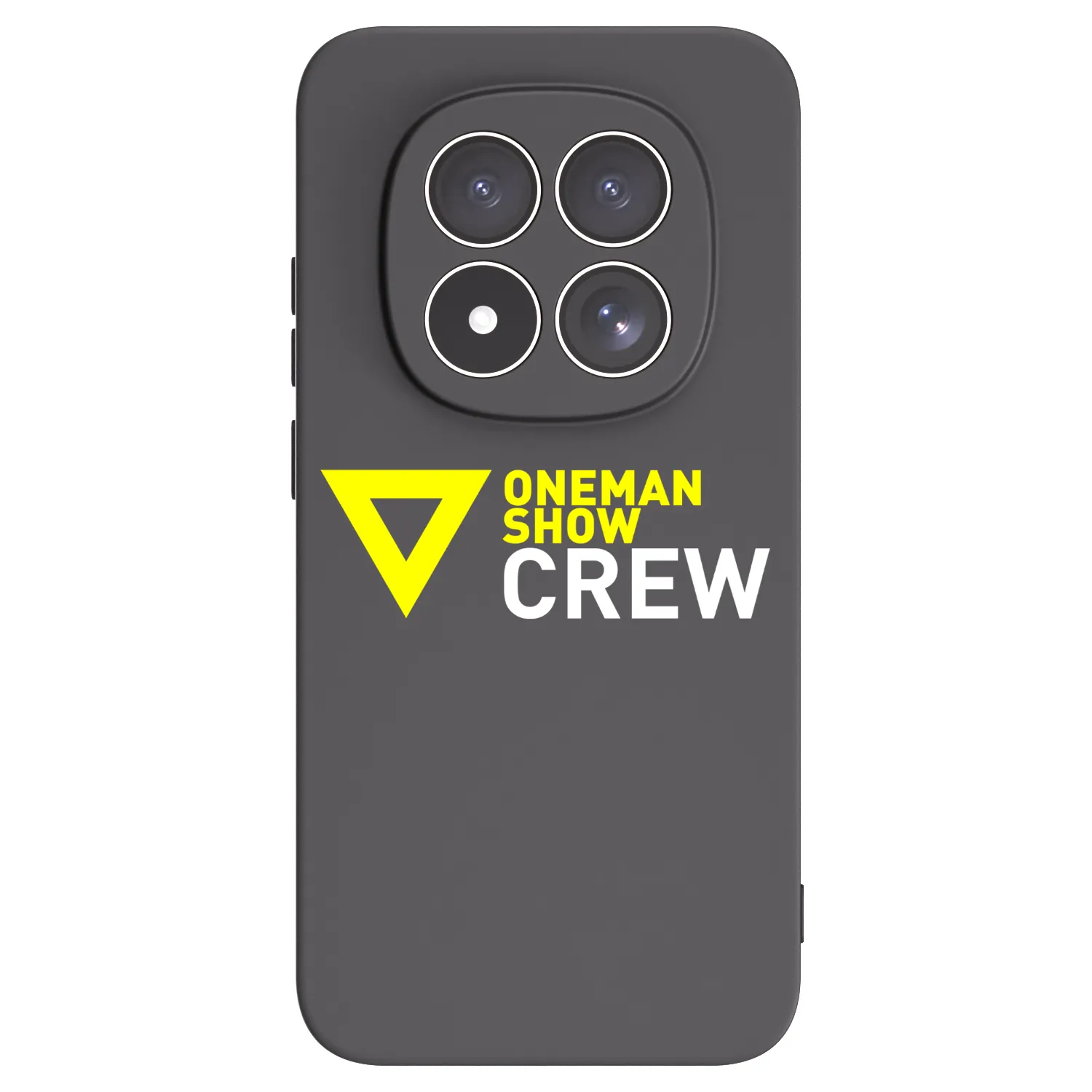 Picasee silikónový čierny obal pre Xiaomi Redmi Note 15 Pro 5G - ONEMANSHOW CREW