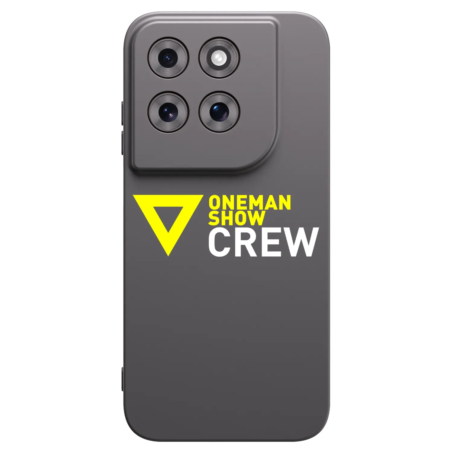 Picasee silikónový čierny obal pre Motorola Moto G77 - ONEMANSHOW CREW