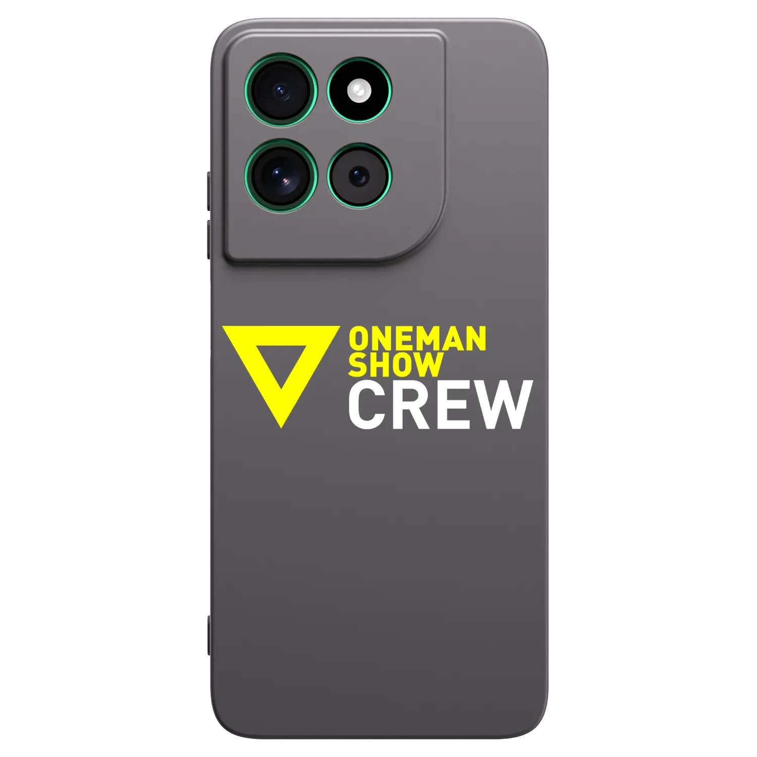 Picasee silikónový čierny obal pre Motorola Moto G57 Power - ONEMANSHOW CREW