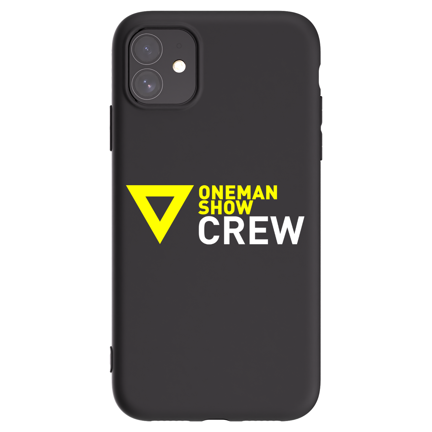 Picasee silikónový čierny obal pre Apple iPhone 11 - ONEMANSHOW CREW
