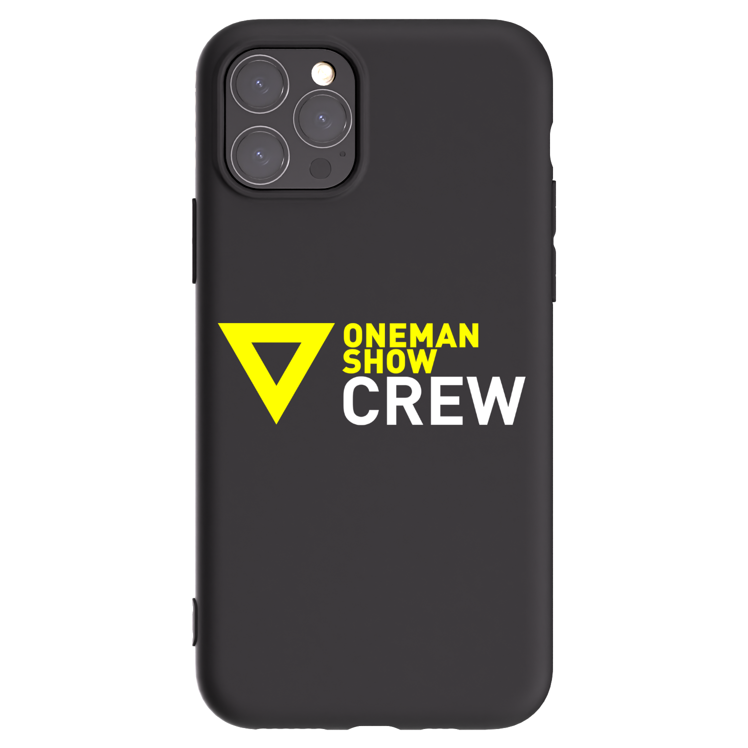 Picasee silikónový čierny obal pre Apple iPhone 11 Pro - ONEMANSHOW CREW