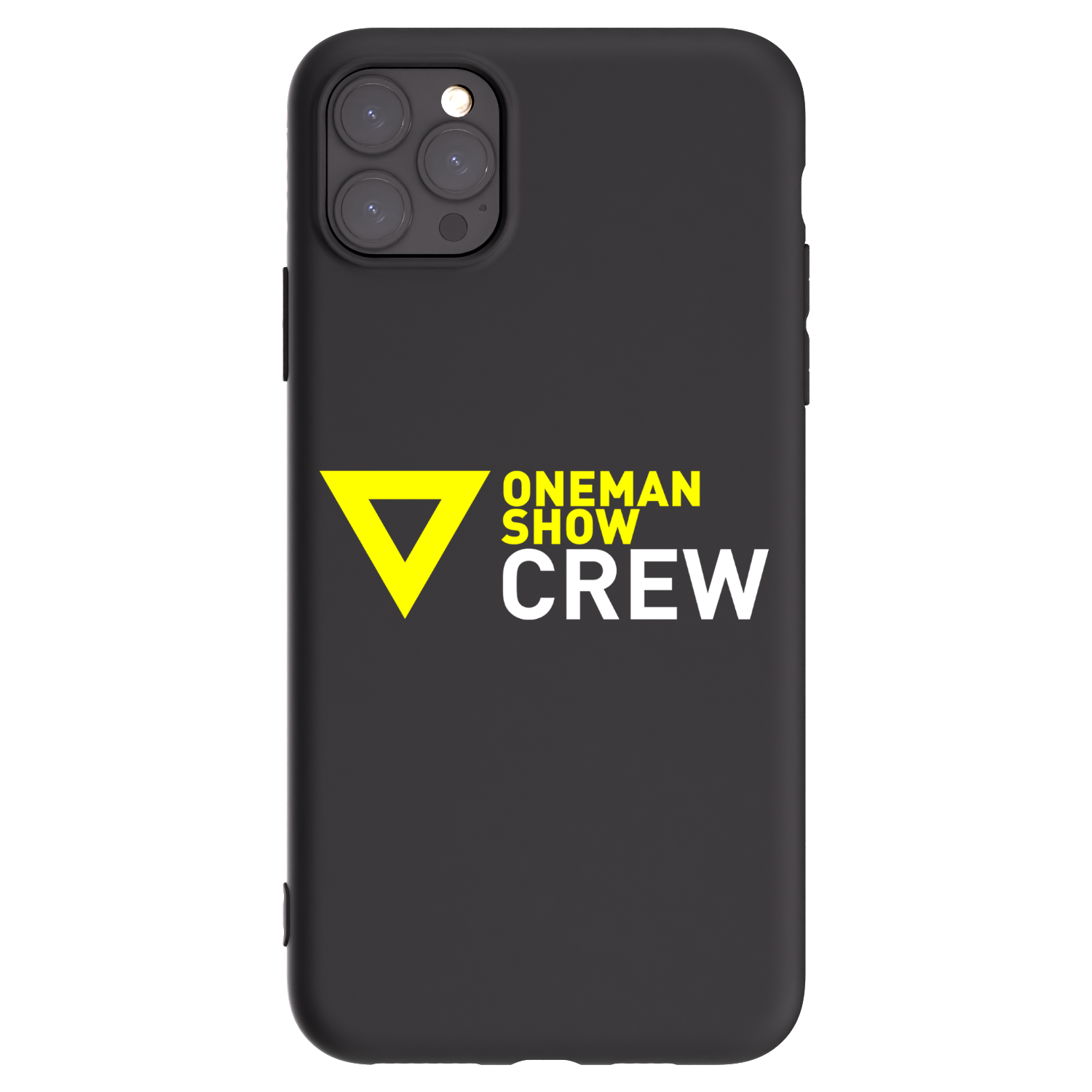 Picasee silikónový čierny obal pre Apple iPhone 11 Pro Max - ONEMANSHOW CREW
