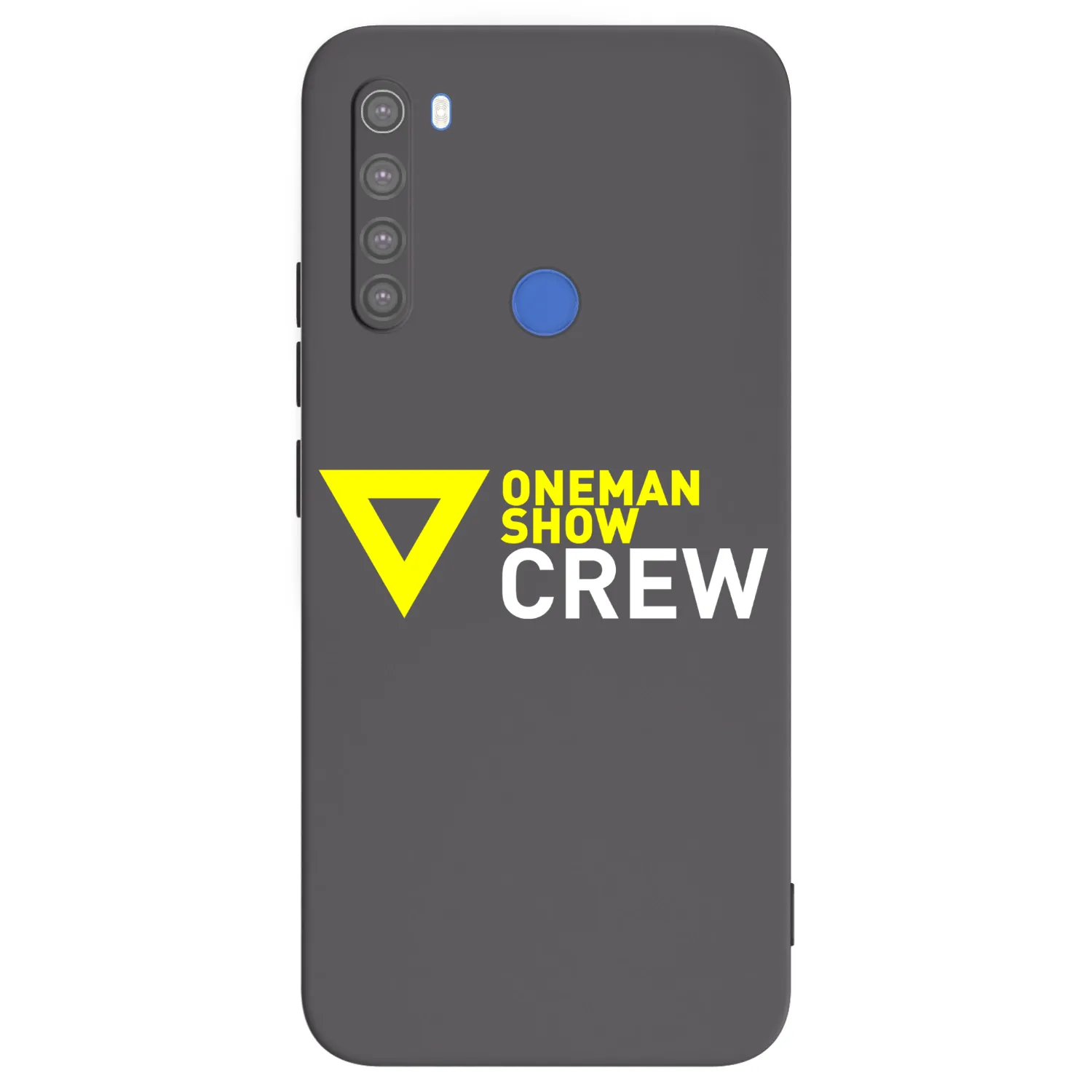 Picasee silikónový čierny obal pre Xiaomi Redmi Note 8T - ONEMANSHOW CREW