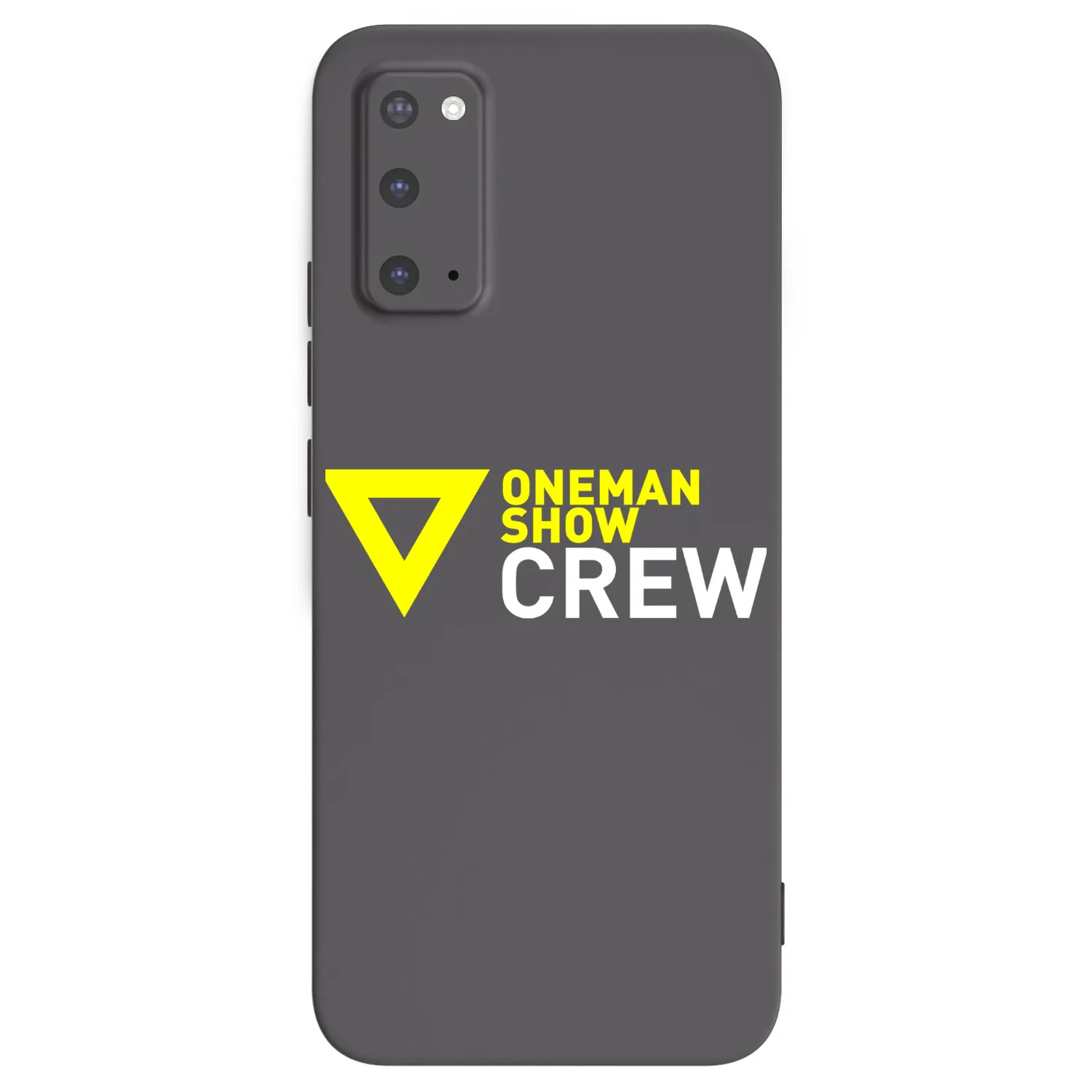 Picasee silikónový čierny obal pre Samsung Galaxy S20 G980F - ONEMANSHOW CREW