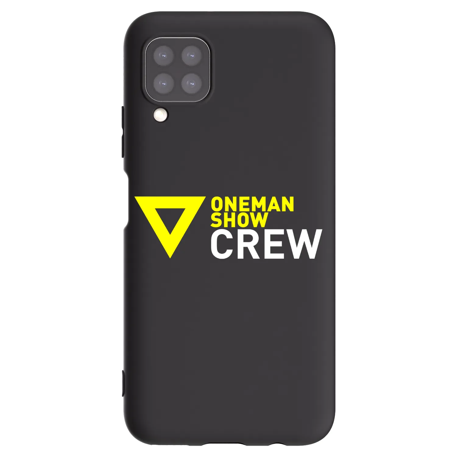Picasee silikónový čierny obal pre Huawei P40 Lite - ONEMANSHOW CREW