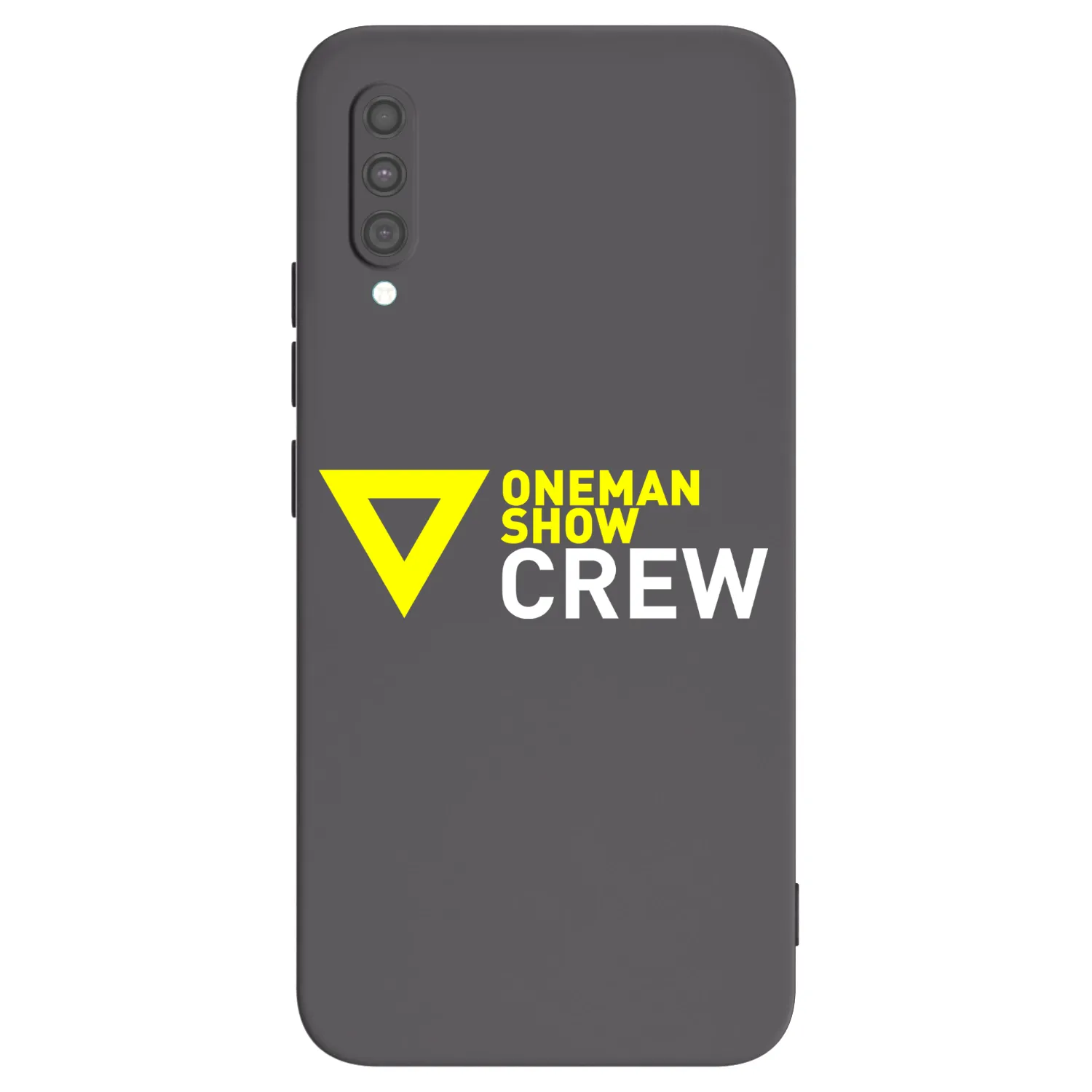 Picasee silikónový čierny obal pre Samsung Galaxy A30s A307F - ONEMANSHOW CREW