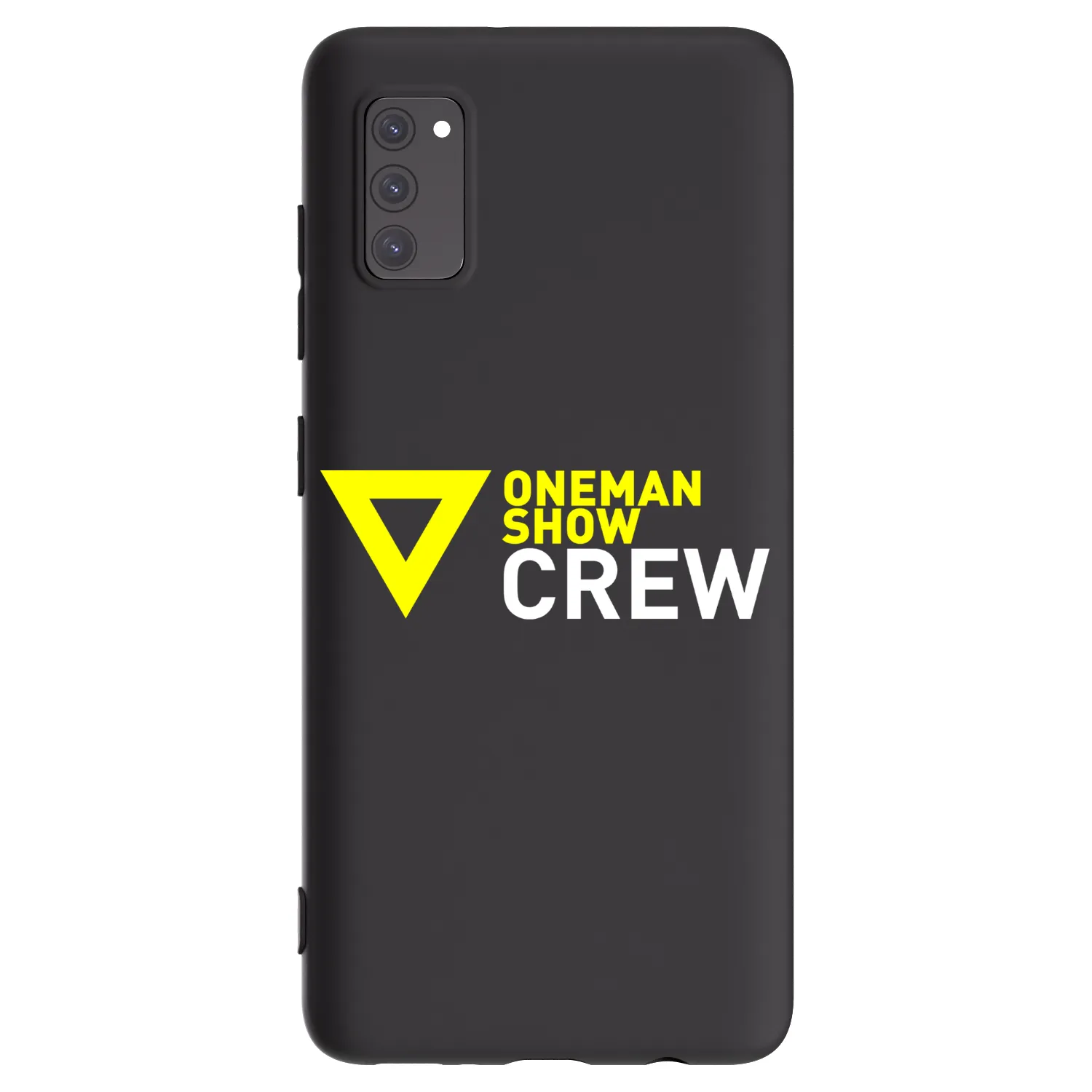 Picasee silikónový čierny obal pre Samsung Galaxy A41 A415F - ONEMANSHOW CREW