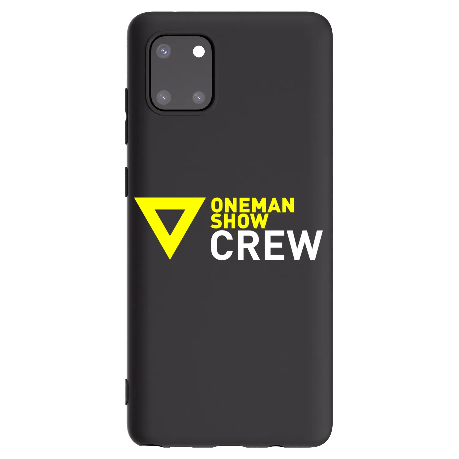 Picasee silikónový čierny obal pre Samsung Galaxy Note 10 Lite N770F - ONEMANSHOW CREW