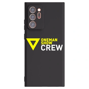Picasee silikónový čierny obal pre Samsung Galaxy Note 20 Ultra - ONEMANSHOW CREW