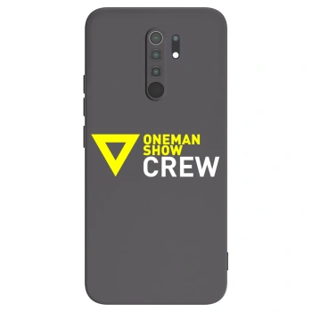 Picasee silikónový čierny obal pre Xiaomi Redmi 9 - ONEMANSHOW CREW