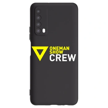 Picasee silikónový čierny obal pre Huawei P Smart 2021 - ONEMANSHOW CREW