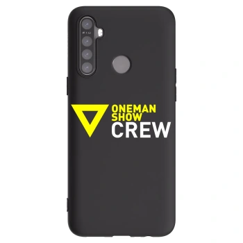 Picasee silikónový čierny obal pre Realme 5 - ONEMANSHOW CREW