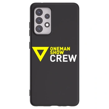 Picasee silikónový čierny obal pre Samsung Galaxy A52 5G A525F - ONEMANSHOW CREW