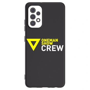 Picasee silikónový čierny obal pre Samsung Galaxy A32 5G A326B - ONEMANSHOW CREW