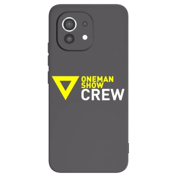 Picasee silikónový čierny obal pre Xiaomi Mi 11 - ONEMANSHOW CREW