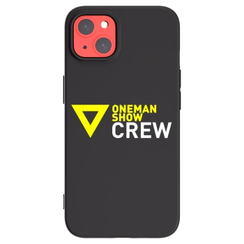 Picasee silikónový čierny obal pre Apple iPhone 13 - ONEMANSHOW CREW