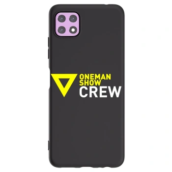 Picasee silikónový čierny obal pre Samsung Galaxy A22 A226B 5G - ONEMANSHOW CREW