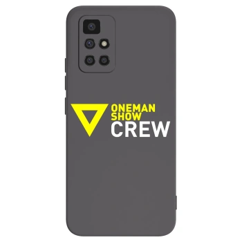 Picasee silikónový čierny obal pre Xiaomi Redmi 10 - ONEMANSHOW CREW