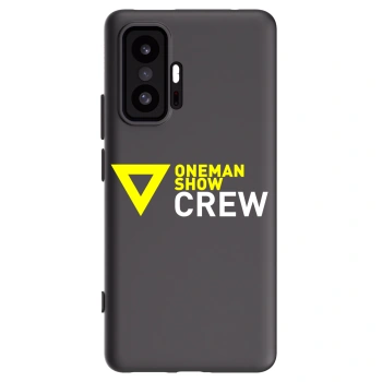 Picasee silikónový čierny obal pre Xiaomi 11T - ONEMANSHOW CREW
