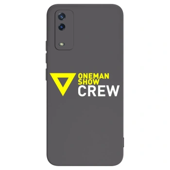 Picasee silikónový čierny obal pre Vivo Y11s - ONEMANSHOW CREW