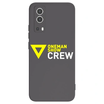 Picasee silikónový čierny obal pre Vivo Y72 5G - ONEMANSHOW CREW