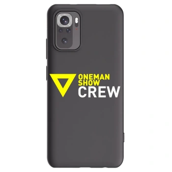 Picasee silikónový čierny obal pre Xiaomi Redmi Note 11S 4G - ONEMANSHOW CREW