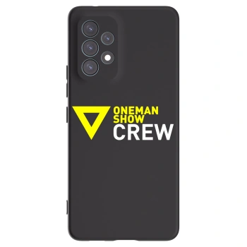 Picasee silikónový čierny obal pre Samsung Galaxy A53 5G A536 - ONEMANSHOW CREW