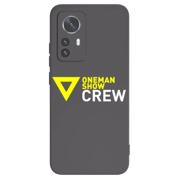 Picasee silikónový čierny obal pre Xiaomi 12 Pro - ONEMANSHOW CREW