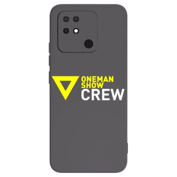 Picasee silikónový čierny obal pre Xiaomi Redmi 10C - ONEMANSHOW CREW