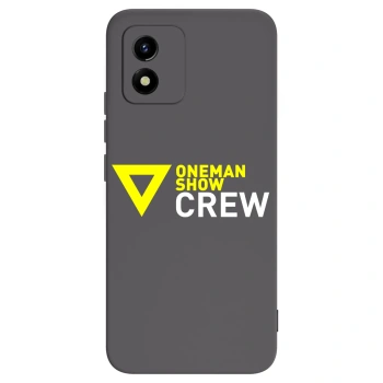 Picasee silikónový čierny obal pre Vivo Y01 - ONEMANSHOW CREW