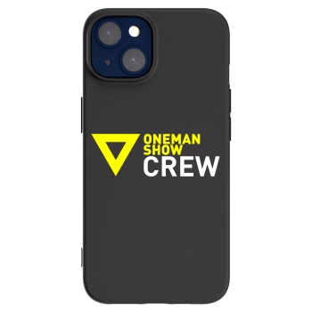 Picasee silikónový čierny obal pre Apple iPhone 14 - ONEMANSHOW CREW