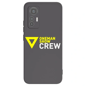 Picasee silikónový čierny obal pre Xiaomi 12 Lite - ONEMANSHOW CREW