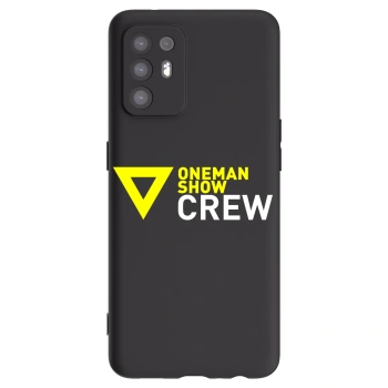 Picasee silikónový čierny obal pre OPPO A94 5G - ONEMANSHOW CREW