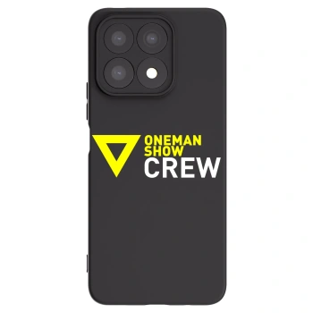 Picasee silikónový čierny obal pre Honor X8a - ONEMANSHOW CREW