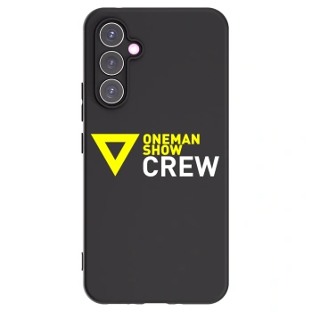 Picasee silikónový čierny obal pre Samsung Galaxy A54 5G A546B - ONEMANSHOW CREW