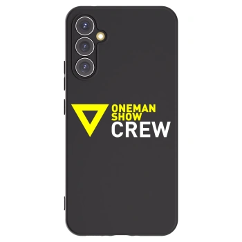 Picasee silikónový čierny obal pre Samsung Galaxy A34 5G A346B - ONEMANSHOW CREW