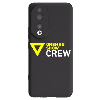 Picasee silikónový čierny obal pre Honor 90 5G - ONEMANSHOW CREW