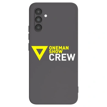 Picasee silikónový čierny obal pre Samsung Galaxy A04s A047F - ONEMANSHOW CREW