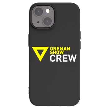 Picasee silikónový čierny obal pre Apple iPhone 15 - ONEMANSHOW CREW